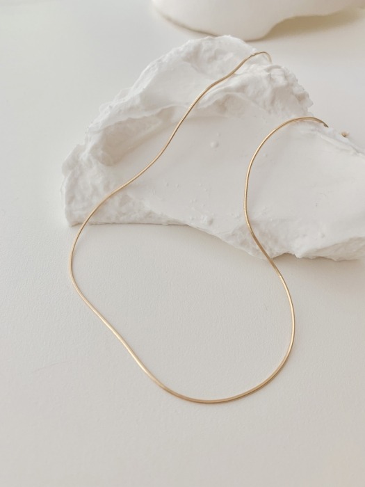 silk filament necklace
