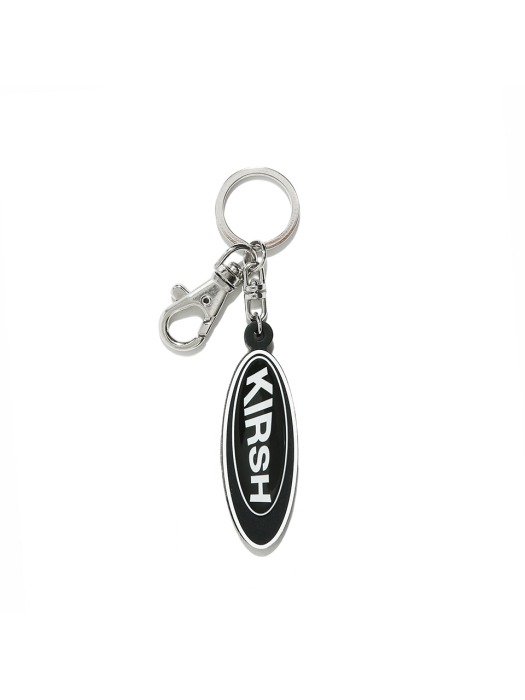 CIRCLE LOGO KEY RING IA [BLACK]