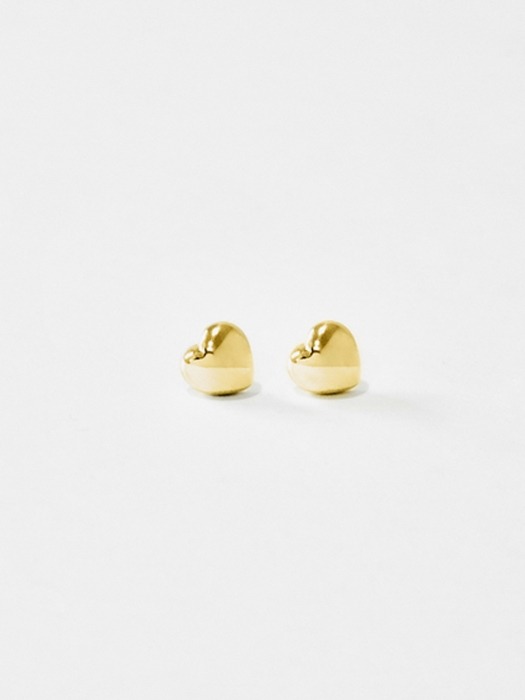 heart earring (gold)