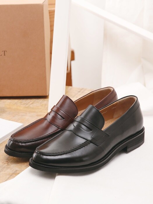 Y-tip Penny Loafer Brown#6041