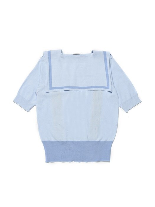 Floral Sailor Cool Knit (Light Sky Blue)