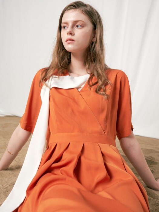 grace dress _ orange