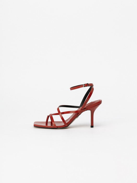 Orchidia Strap Sandals in Ruby Brown