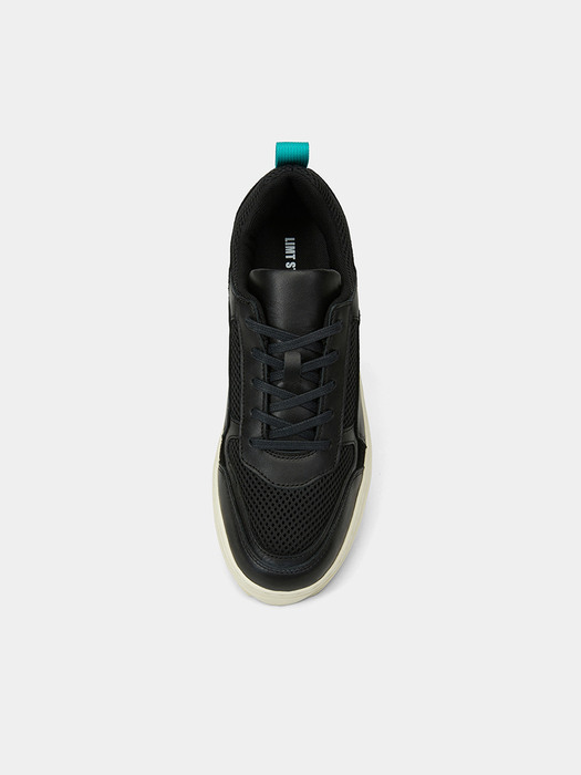 ALEX BLACK LEATHER SNEAKERS