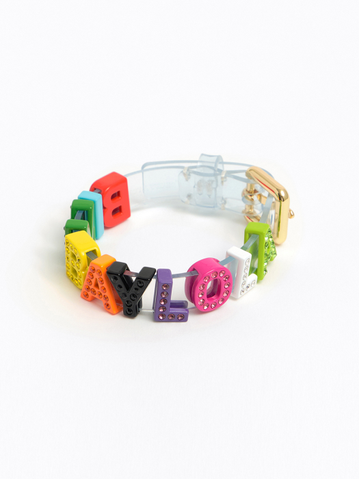 Multicolored letters bracelet_B206AIX001WH
