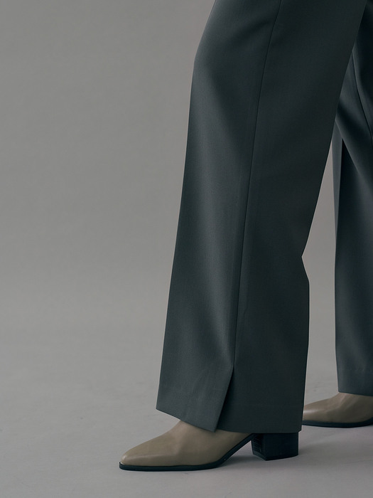 Side Slit Pants / Khaki