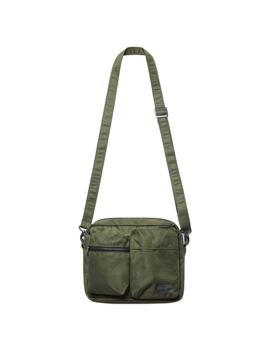 Nylon Small Travel Bag Dark Olive