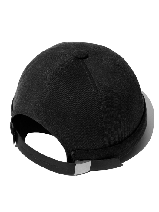 SP Pigment Washing Watch Cap-Black