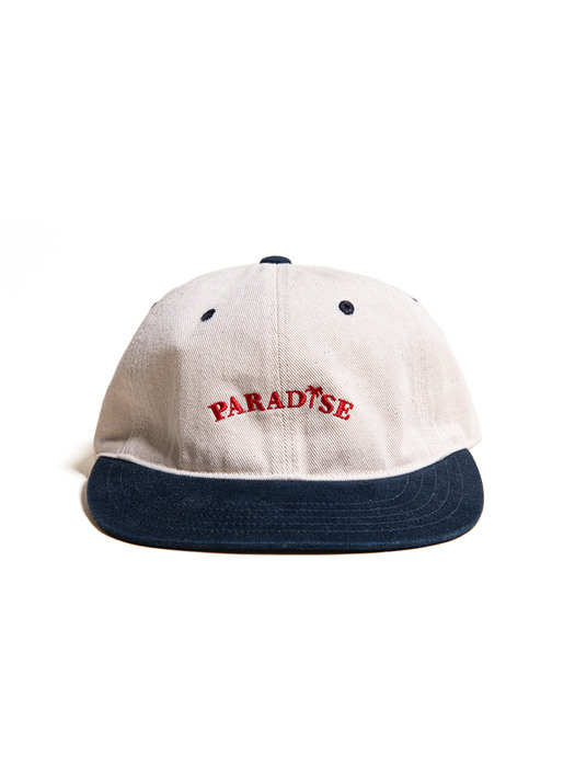 PARADISE NEEDLE CAP (NATURAL/NAVY)