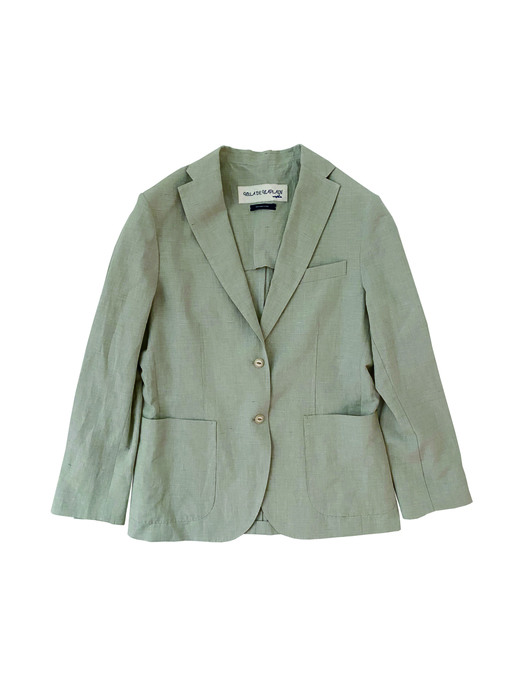 Via Julian single jacket (Beige check)