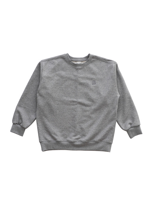 midnight basic sweatshirt - gray