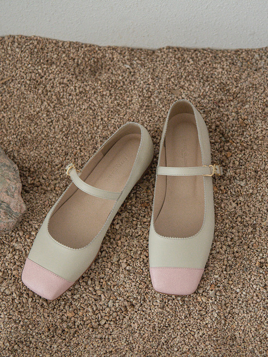 Candy Mary Jane Flats_ pink