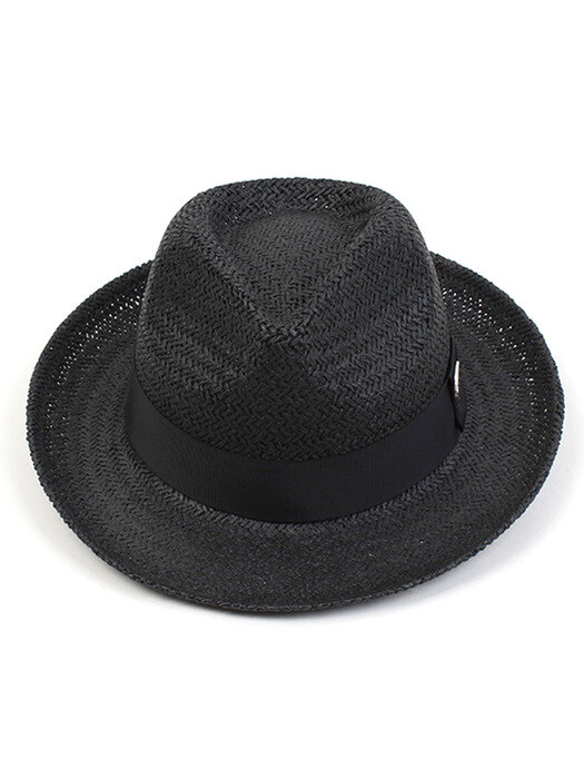 BU Summer Black Long Fedora 여름페도라