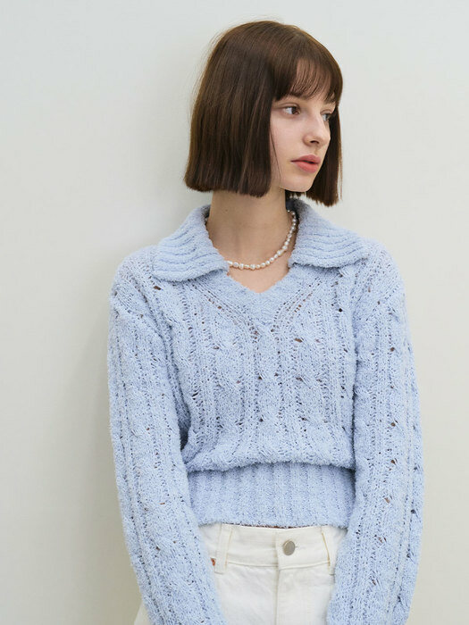 [단독] LOTTIE KNIT [LIGHT BLUE]