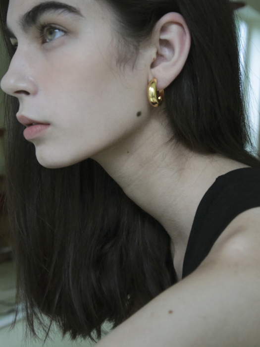 Old moon earring