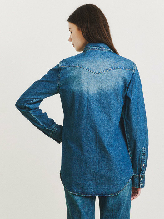 NANCY BLUE DENIM SHIRTS