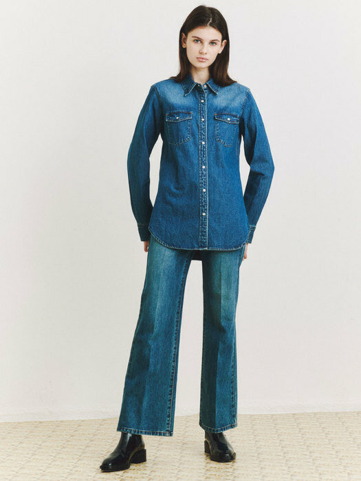 NANCY BLUE DENIM SHIRTS