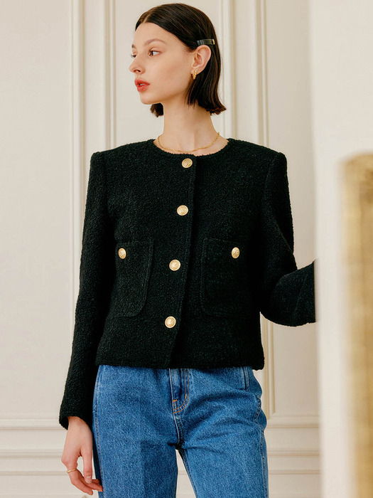 베카 트위드 울 자켓 / BECCA TWEED WOOL JACKET_4colors