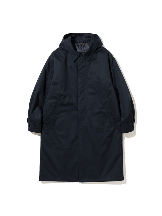 Thinsulate Padded Detachable Hood Parka Navy