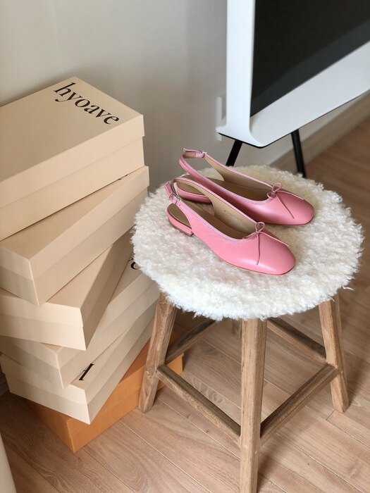 Bryant Slingback Flats - Tulip