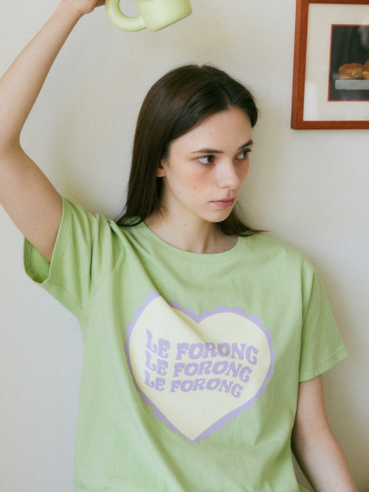 The Summer Romance T-shirt (Lime)