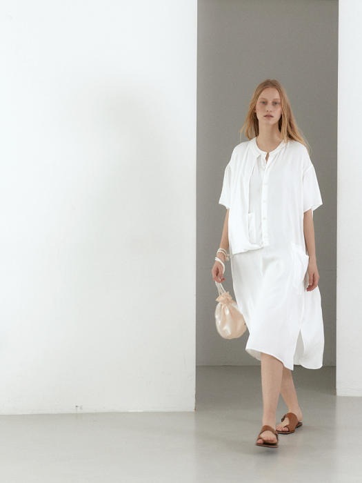 Layer dress offwhite