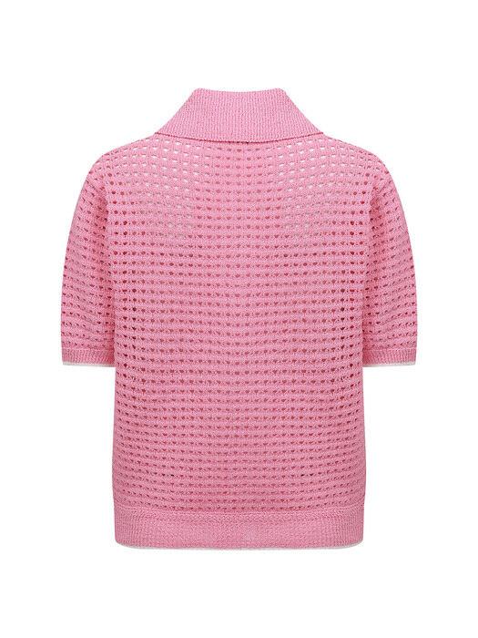 [단독]Collar Crochet Cardigan-3color