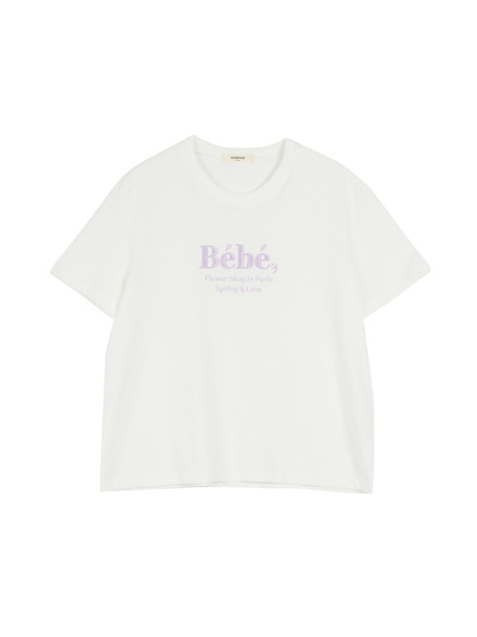 Bebe Flower Shop T-shirts [IVORY]