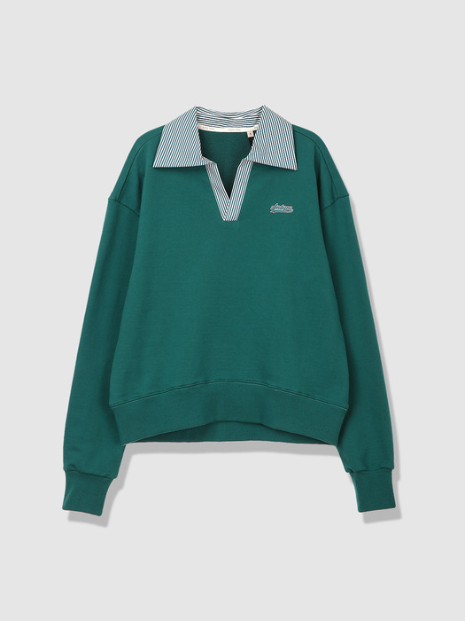 [N]KENSINGTON V-neck collar sweatshirt (4color)