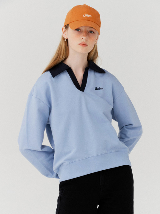 [N]KENSINGTON V-neck collar sweatshirt (4color)