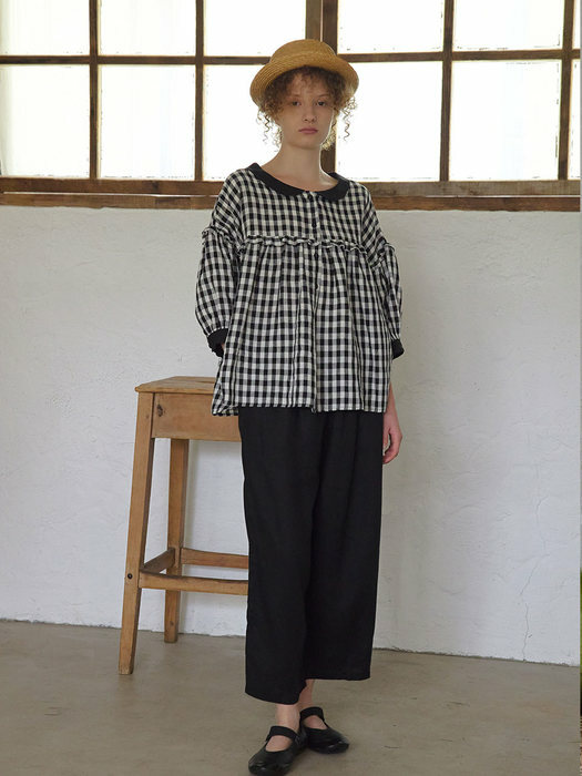 limit wide banding trousers