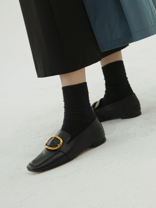 BELTED loafer - 2type 1cm 빈티지 벨트 레더 로퍼