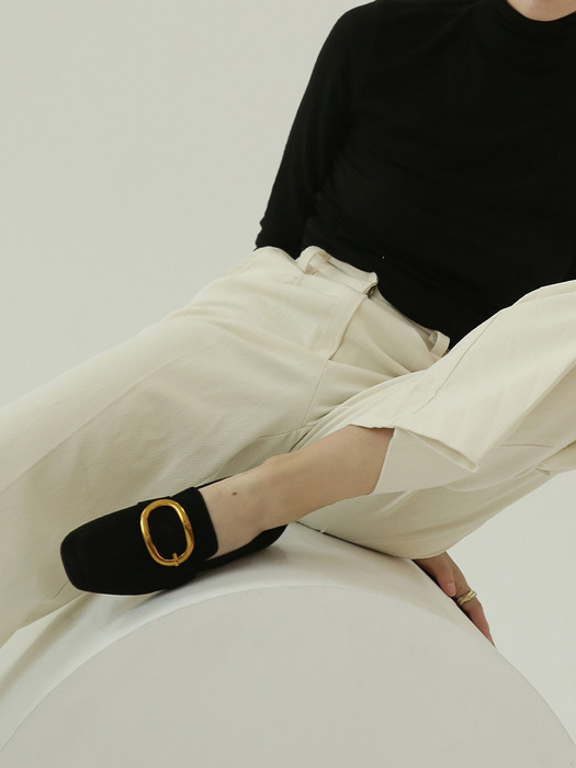 BELTED loafer - 2type 1cm 빈티지 벨트 레더 로퍼