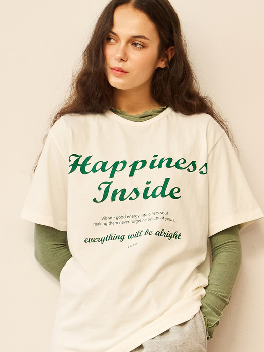 HAPPINESS INSIDE T-SHIRT(women)