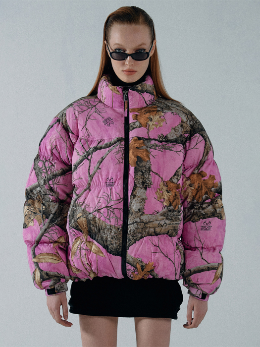 101 RDS Middle Oversized Puffer Down Realtree® Forest Pink
