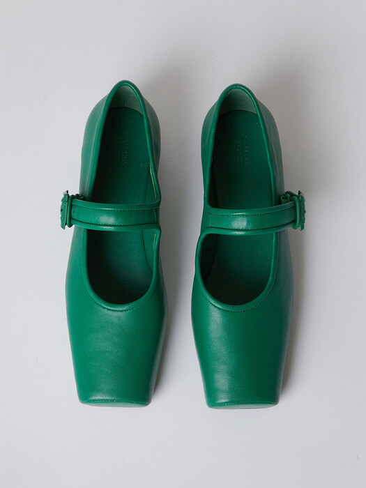 Toe mary Jane flat(green)_DG1DA22505GRN