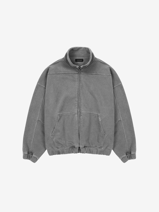 Paneled Jacket - Washed Grey