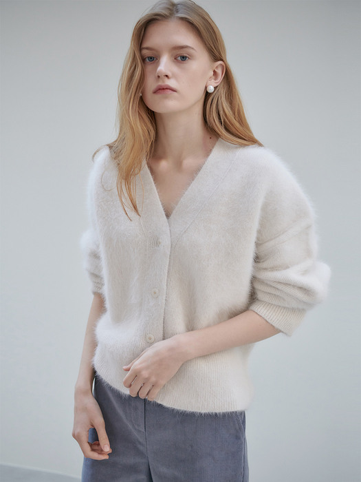 22WN angora cardigan [IV]