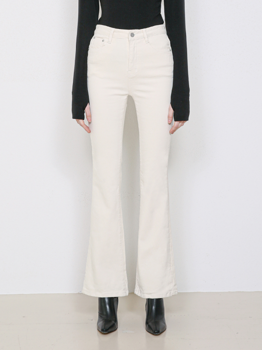 [기모][-6cm 숏버전 추가] W92 LONG BOOTS CUT COTTON PANTS_IVORY