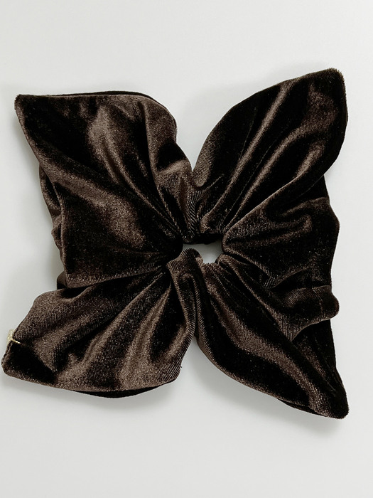 Square Velvet Scrunchie [4color]