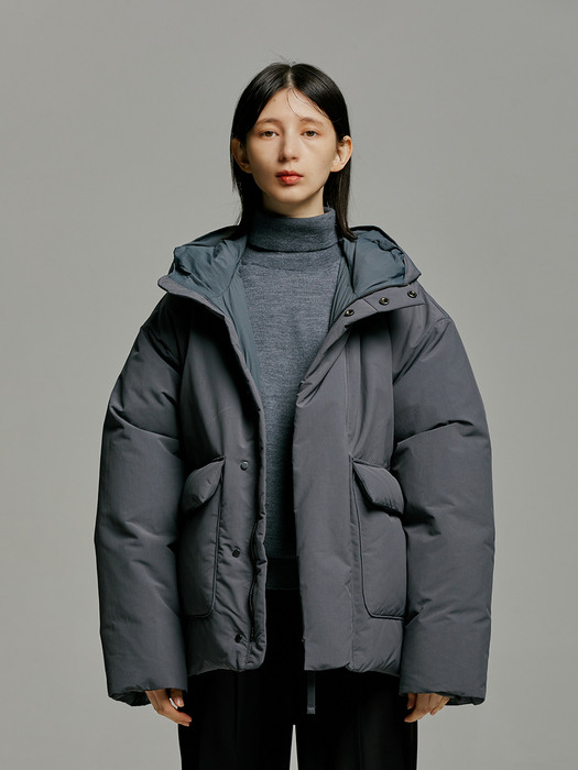 22AW 2ND Goose Down Parka (Steel Gray)