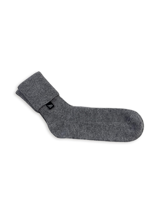 Cashmere socks_Gray