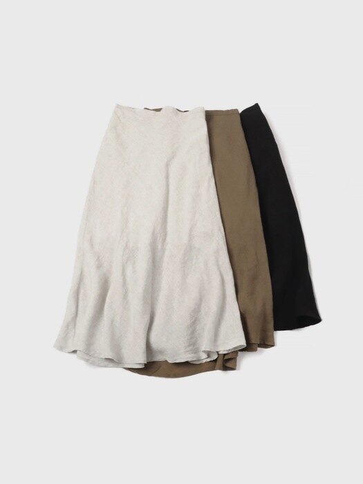 [Linen100%] Classic Linen Skirt - 6color