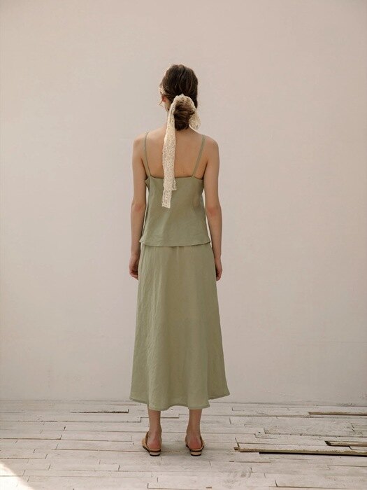[Linen100%] Classic Linen Skirt - 6color