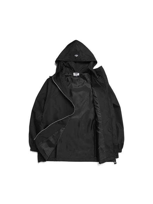 SMALL PINSCHER PATCH WINDBREAKER BLACK