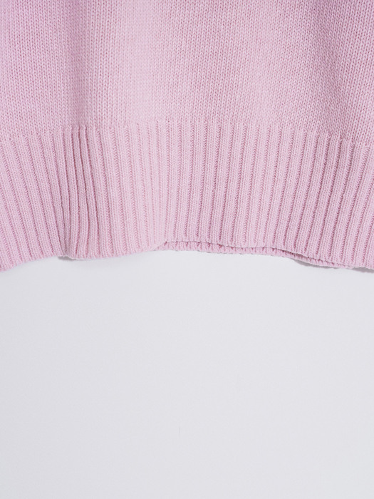 ROLLING BALLOON KNIT_LILAC