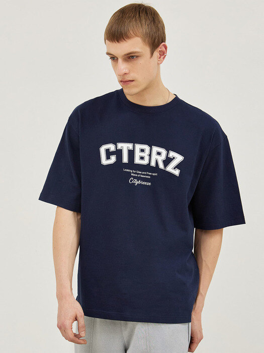 [1+1] CTBRZ 아치 로고 반팔 티셔츠
