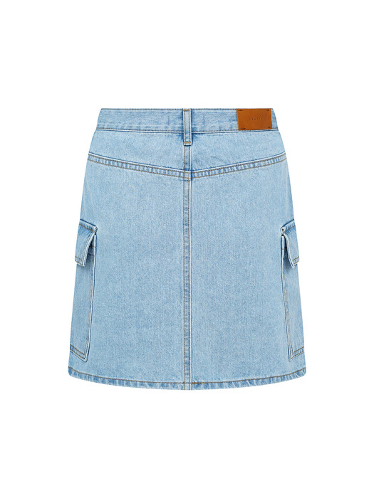 Pocket Denim Skirt[LMBCSUDN3131]
