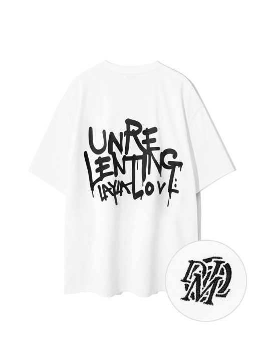 Unrelenting Graffiti Short Sleeve T-shirt T79 White