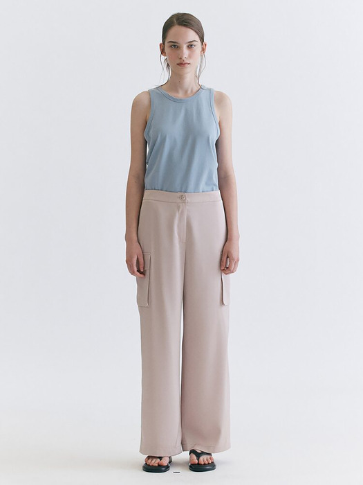 Silky Cargo Pants  Champagne (WE3621T22A)